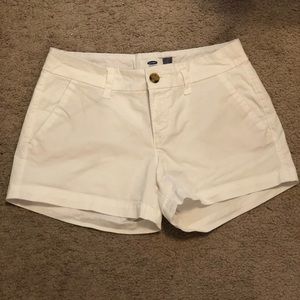 Never worn white shorts